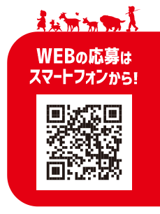 WEBの応募はスマートフォンから！