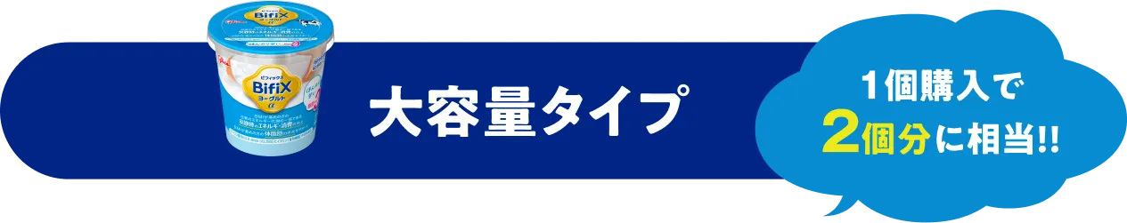 大容量タイプ（1個購入で2個分に相当！！）