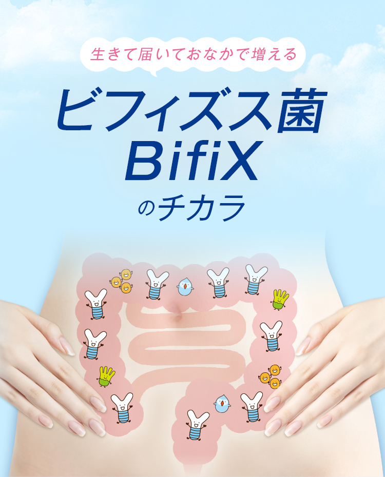 ビフィズス菌BifiXのチカラ
