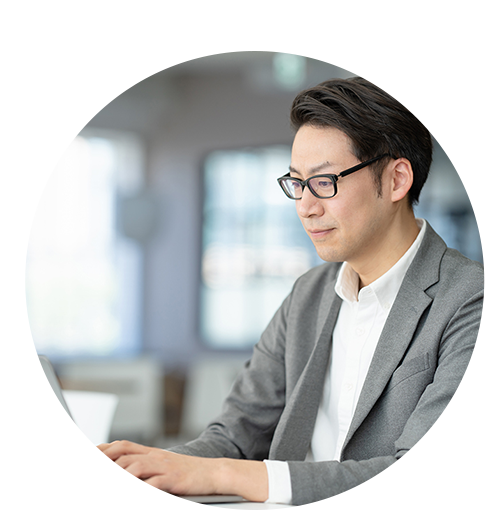 デスクワーク中