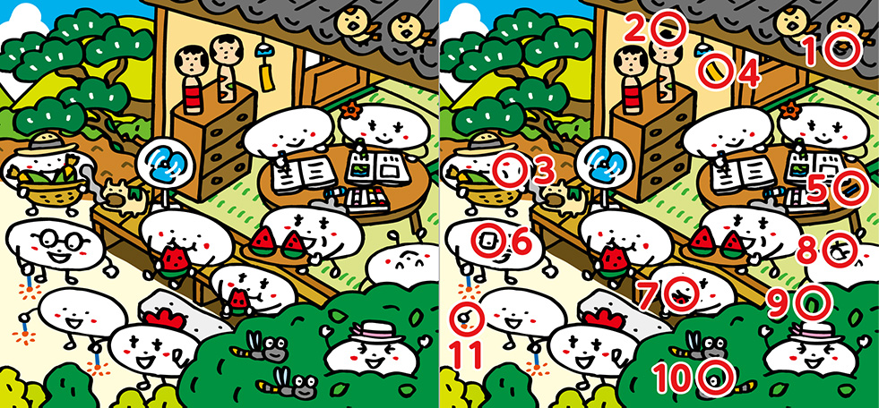 ビスコの日 88コのまちがいさがし 答え合わせ｜ビスコ｜江崎グリコ