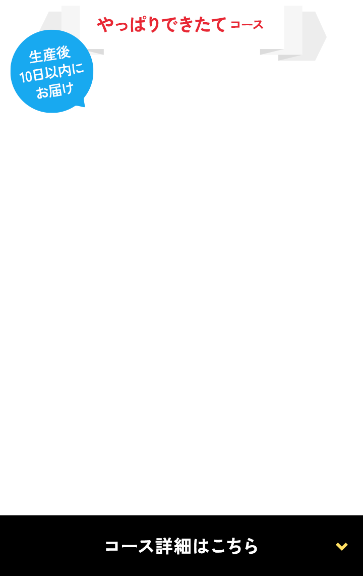 やっぱりできたてコース生産後10日以内にお届け生産直後のできたて！コーンがサクサクでおいしい！ジャイアントコーンできたて品 8本セット抽選で合計300名様コース詳細はこちら