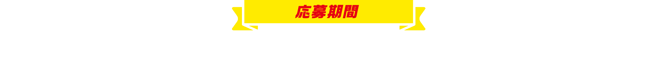 応募期間 2025年3月24日（月）11:00～2025年6月23日（月）23：59