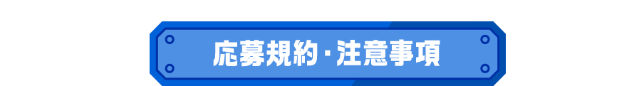応募規約・注意事項