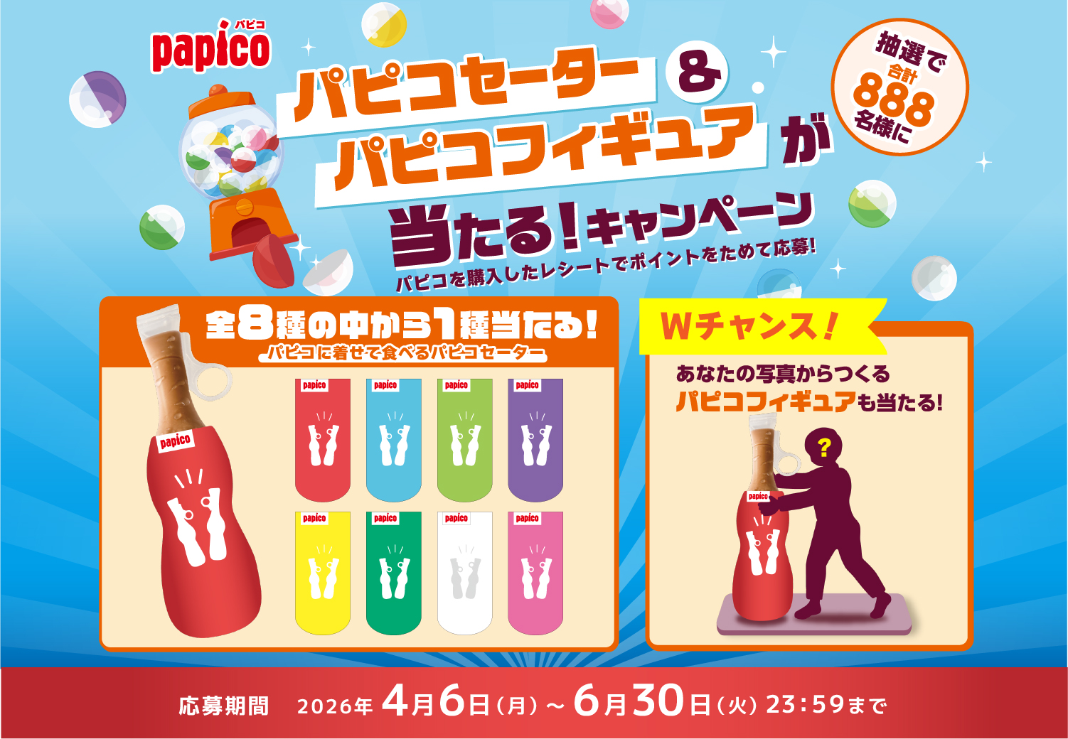 パピコセーター＆パピコフィギュアコースが当たるキャンペーン｜江崎グリコ