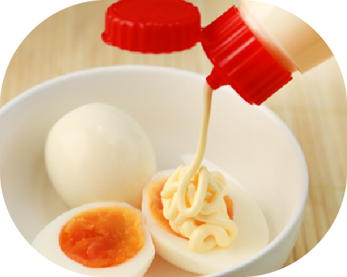 ゆで卵&マヨネーズ