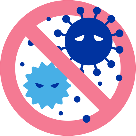 ウイルスや病原菌から体を守る